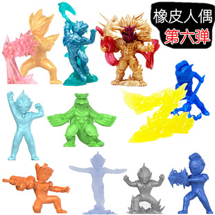 布莱泽奥特曼迷你玩偶玩具摆件 隐藏款 卡游橡皮人偶第六 6弹普通款