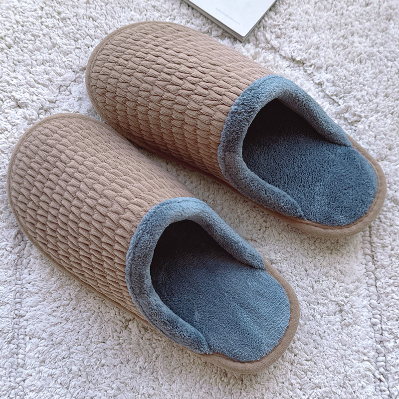保暖居家棉拖鞋防滑男女