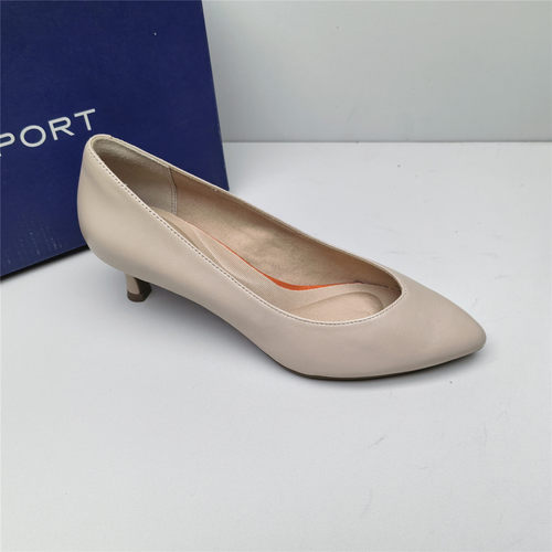 Rockport/乐步正品撤柜换季清仓尖头羊皮舒适时装女通勤单鞋