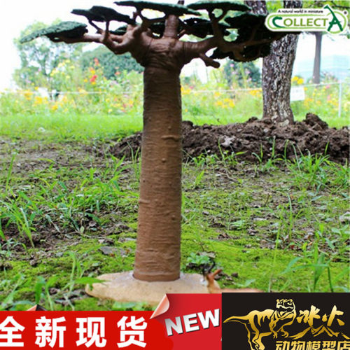 collecta动物模型玩具猴面包树