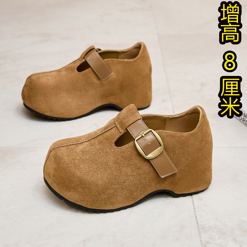 勃肯鞋2025新款玛丽珍配裙子8cm
