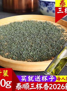 2026年新茶泰顺三杯香500g香茶特级高山云雾茶绿茶松阳香茶茶叶
