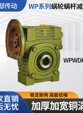 WPWDK40 50 60 70 80 100 120小型涡轮涡杆减速器涡轮齿轮变速箱