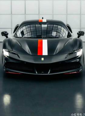 法拉利SF90赛道版296GTB引擎盖车贴运动装饰贴纸平行线改装拉花