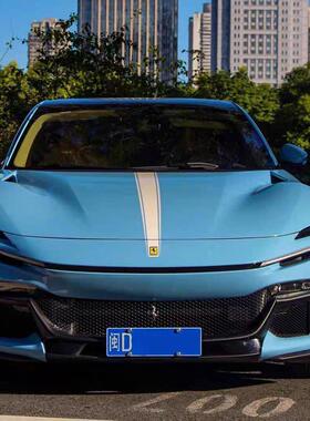 汽车用品法拉利fuv车贴拉花F430 458个性改装引擎机盖贴纸改装贴