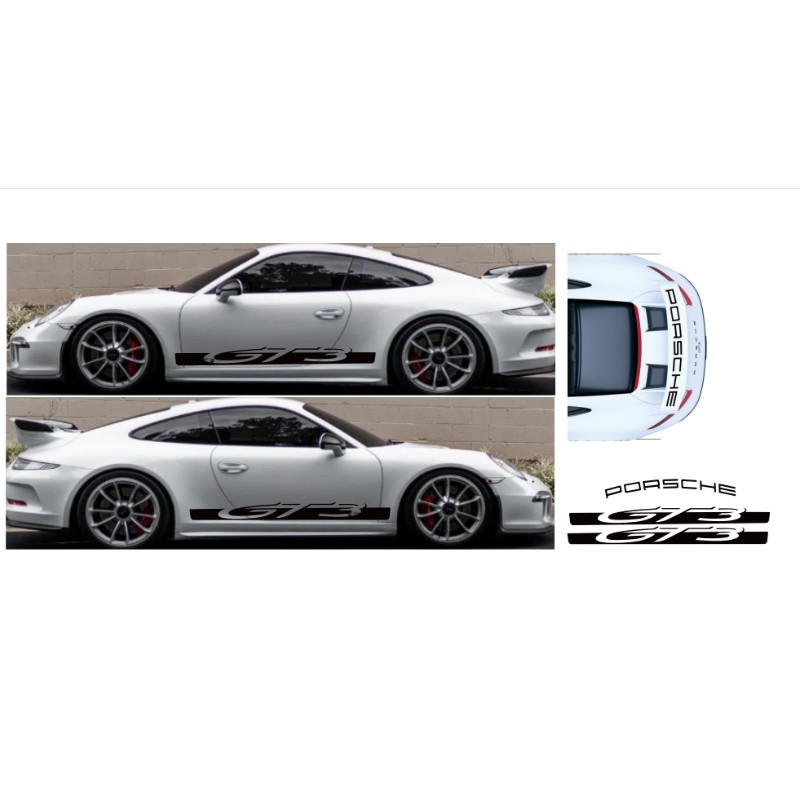 新保时捷911GT3车身侧裙