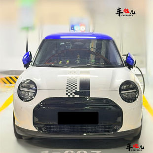 j0105车身运动装 饰拉花 r55赛车手引擎盖车贴纸 适用宝马minif56