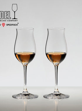 奥地利进口RIEDEL醴铎无铅水晶玻璃干邑烈酒杯威士忌闻香杯甜酒杯