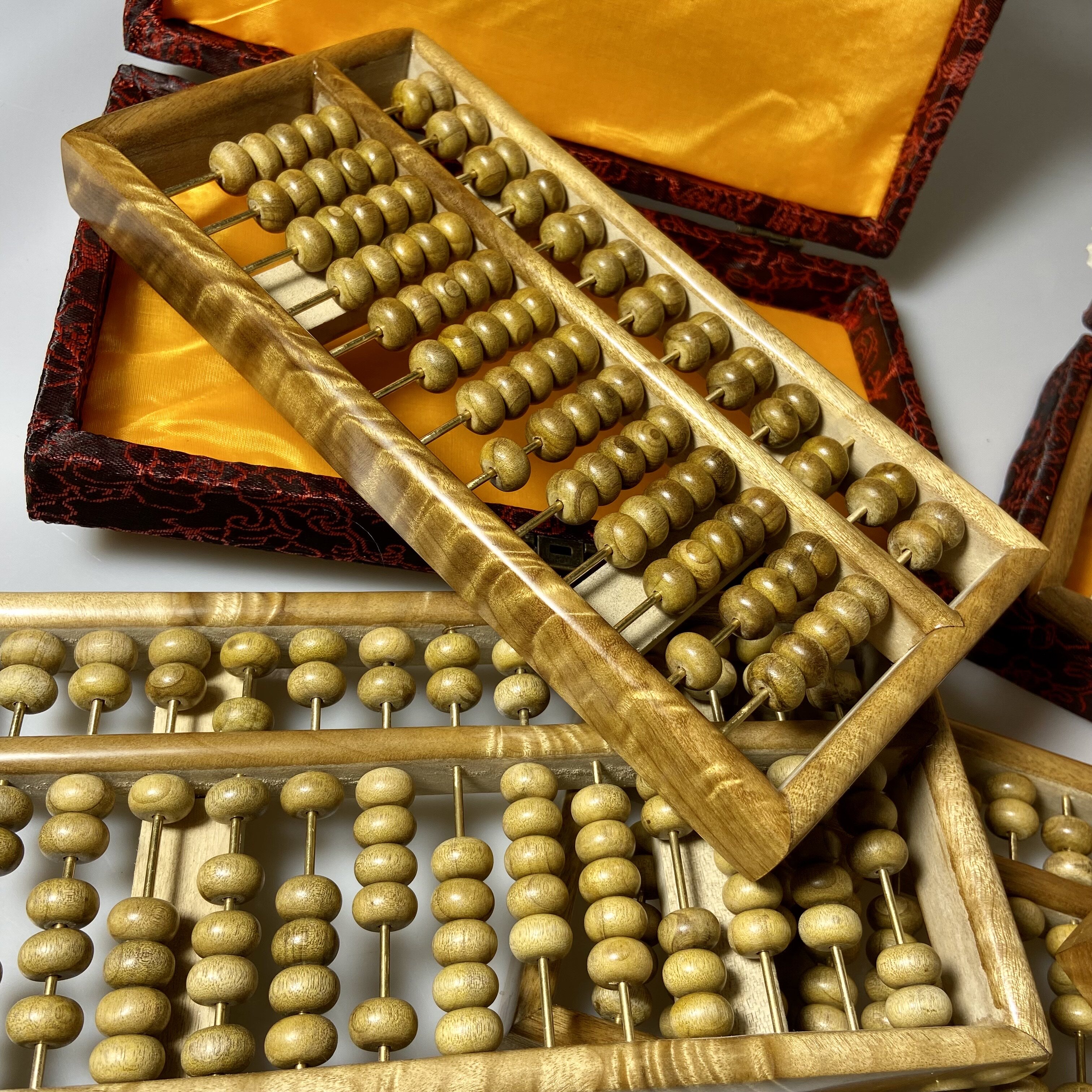 金丝楠木算盘小叶桢楠阴沉木算珠