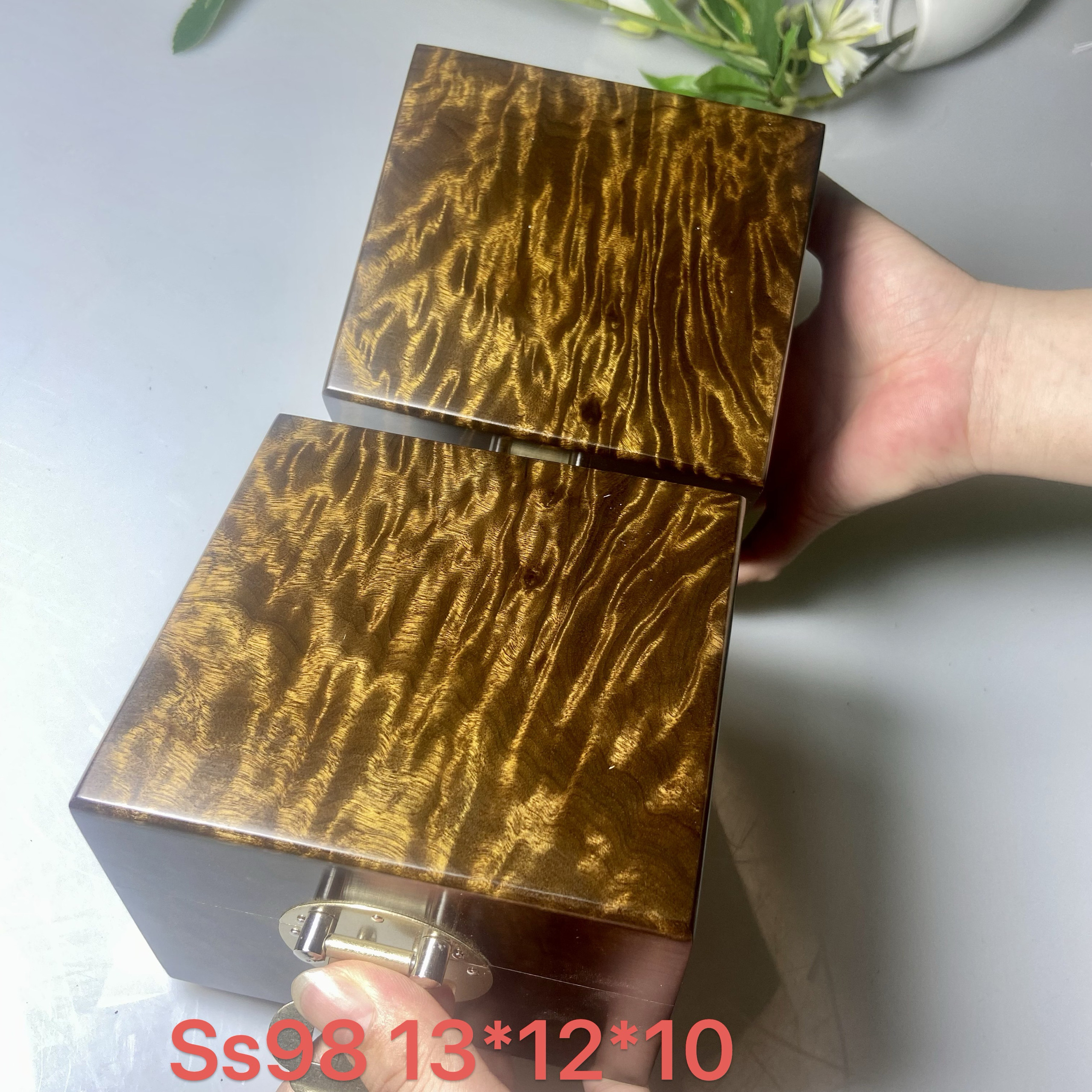 金丝楠木中式实木小号首饰盒