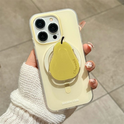 磁吸梨子苹果适用iphone16手机壳