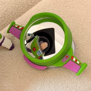 个性创意广角镜子磁吸支架手机气囊强力吸附圈固定扣吸铁环通用款