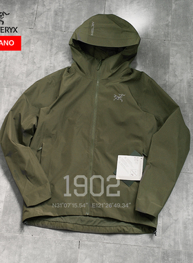 现货 ARC'TERYX 始祖鸟 SOLANO HOODY 户外轻量软壳连帽夹克外套