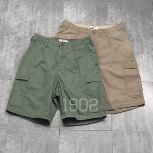 现货 SHORTS 六分裤 短裤 TROOPER 25SS NONNATIVE 格子布工装