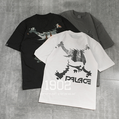 PALACE23SSOAKLEY纯棉短袖T恤