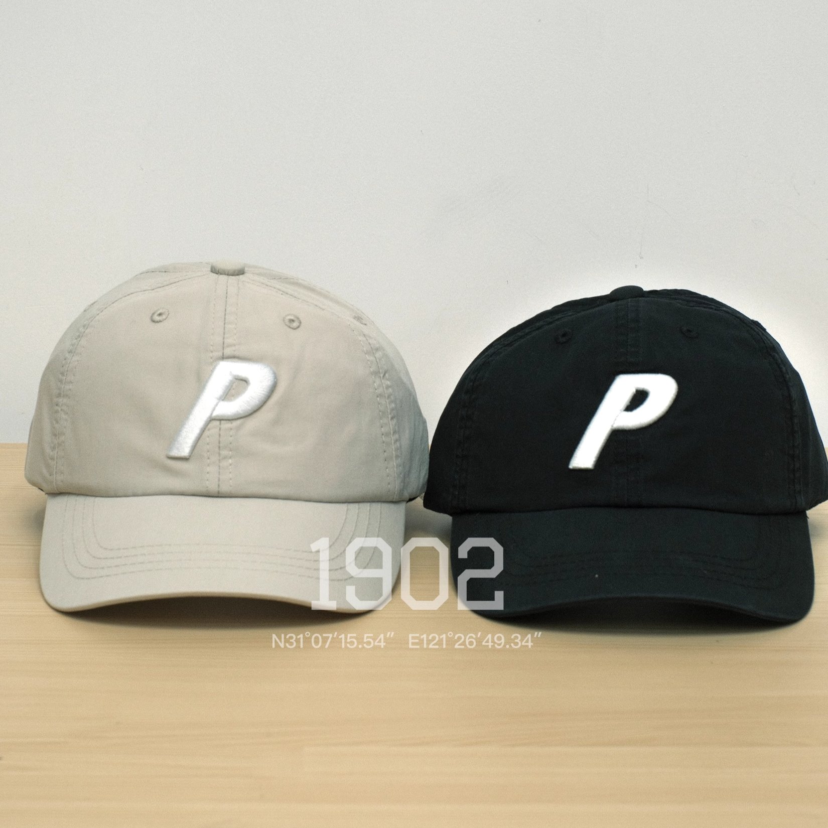 现货PALACE 22FW 6PANEL TWILL 刺绣P字母棒球帽弯檐帽王一博同款 服饰配件/皮带/帽子/围巾 帽子 原图主图