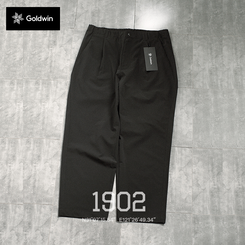 现货 Goldwin 24SS One Tuck Tapered Pants 单褶轻量户外休闲裤 男装 休闲裤 原图主图