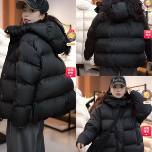 花苞帽鹅绒短款 全身充绒！