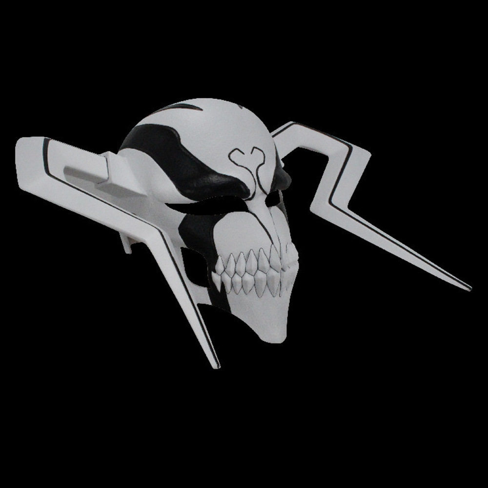 日本动漫死神黑崎一护虚化面具牛头头盔节日舞会派对树脂脸谱面罩