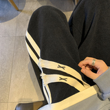 现货主推欧棉绒休闲裤！宽松直筒灯芯绒条纹长裤NB820P60控78，男装休闲裤，电商C303