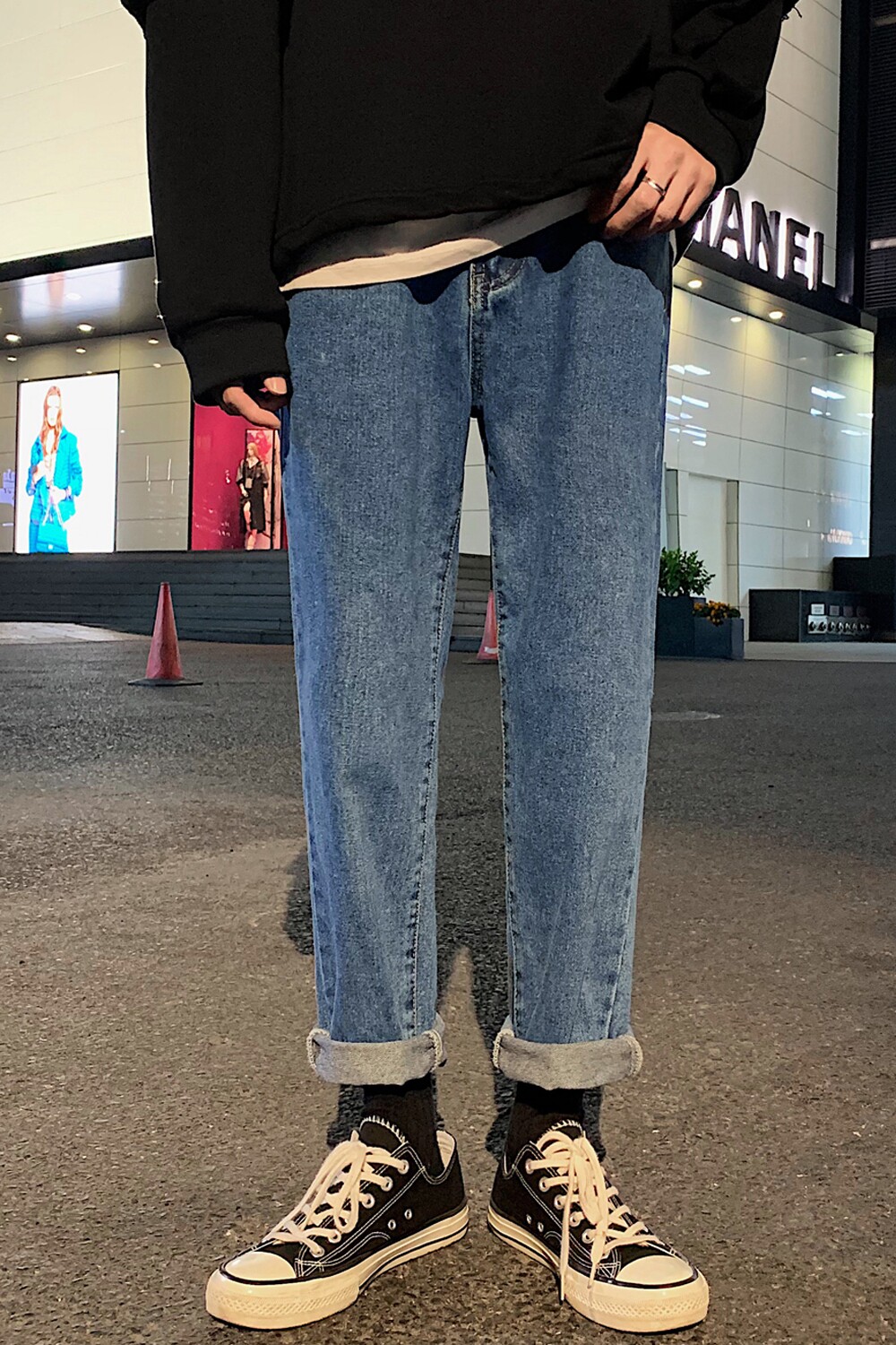 转化超高！四色大货主推修身小脚牛仔裤男！2021春装NB50P58,男装牛仔裤,电商C303