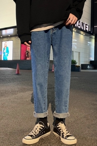 转化超高！四色大货主推修身小脚牛仔裤男！2021春装NB50P58图片