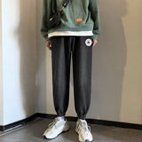 爆款！秋冬束脚牛仔裤男女中性宽松老爹裤NB28P55，男装牛仔裤，电商C303