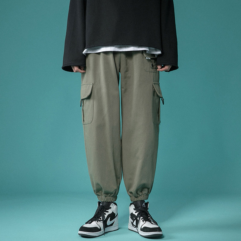 主推!点击高2021春装工装裤男女中性休闲裤宽松NB503P55,男装休闲裤,电商C303