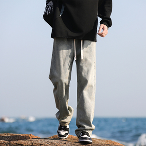 春季现货1W抖音品质抽绳牛仔裤！主推差价大！NB2402P55控68，男装牛仔裤，电商C303