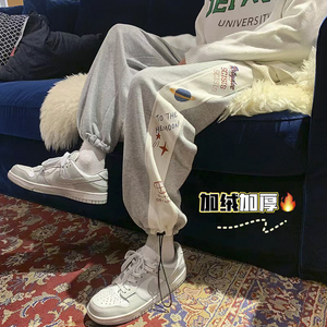 现货转化高卫裤！男女中性宽松印花休闲运动裤！NB668加绒图片