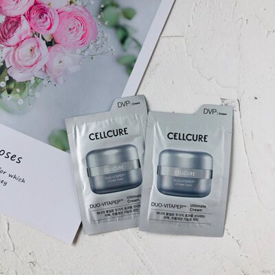 韩国Cellcure双效维他多肽真实面霜孕妇敏感肌可用保湿 小样50ML