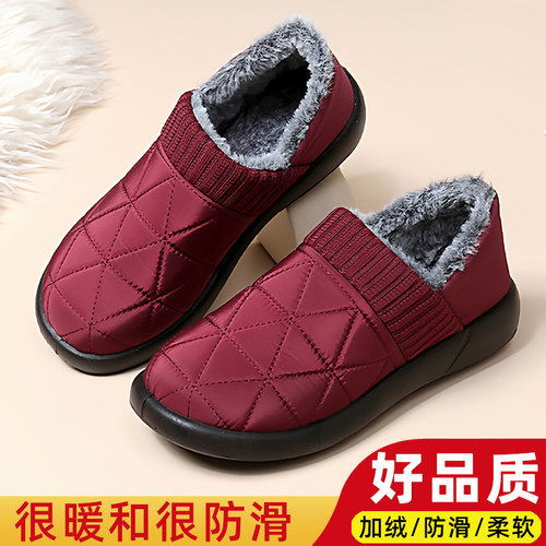 老北京棉鞋女冬中老年人妈妈鞋女