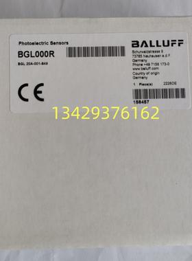 BALLUFF巴鲁夫BGL 20A-001-S49 BGL000R现货原装正品U型光电询价