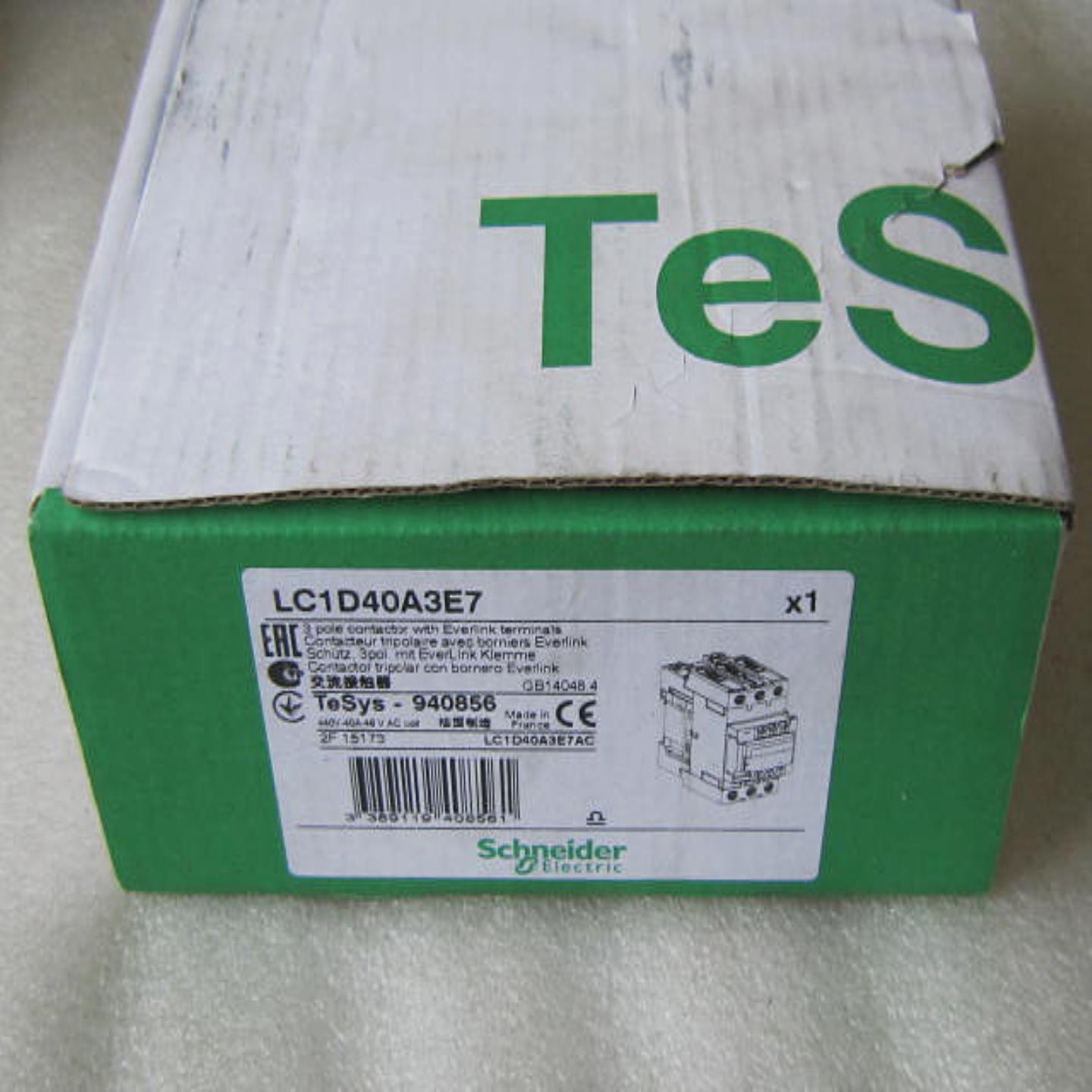 全新 原装 正品 进口施耐德交流接触器 LC1D40A3E7 现货询价