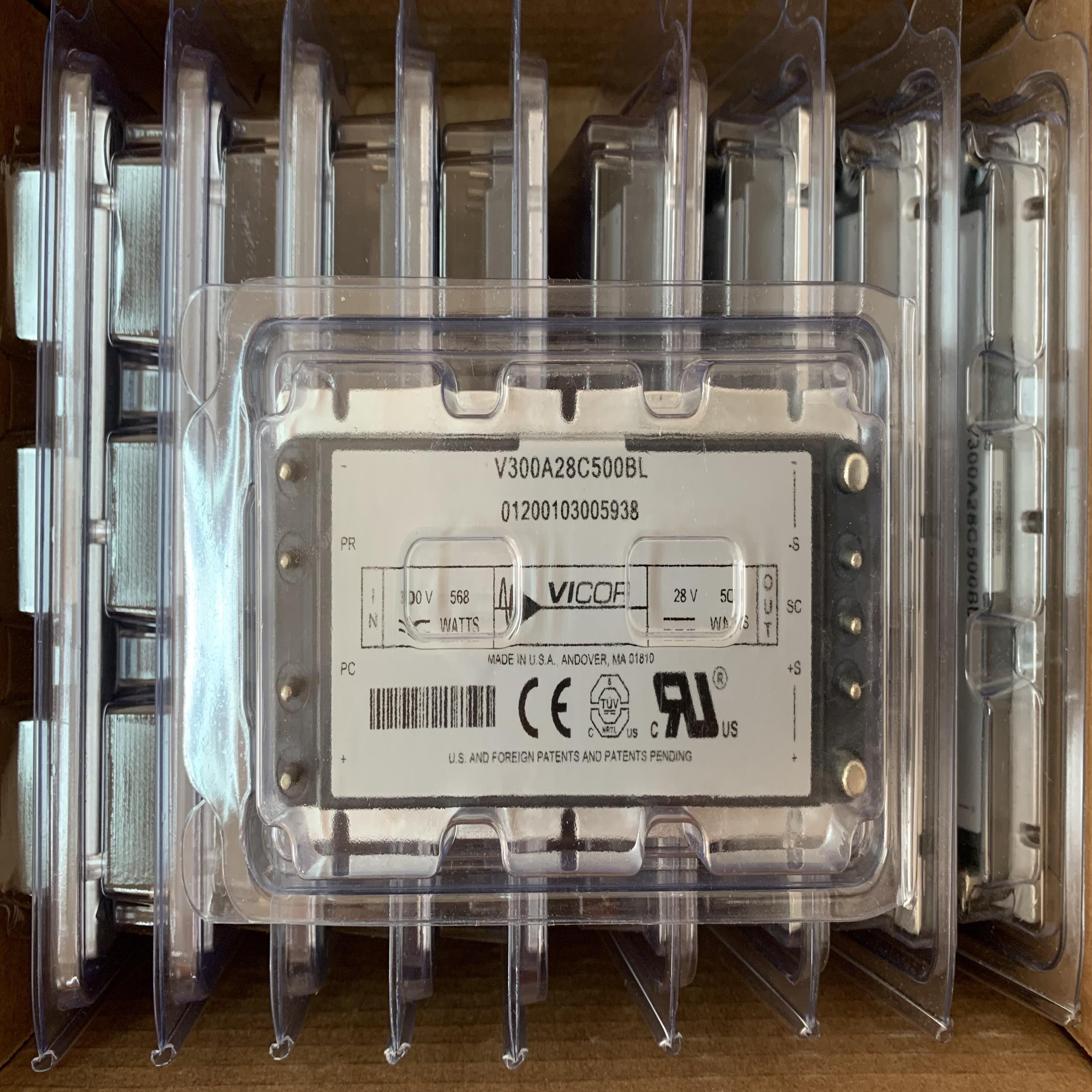 全新V300A28C500BL美国VICOR电源模块带测试筛选报告现货询价