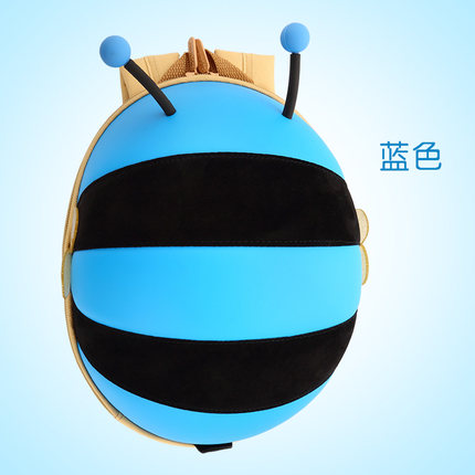 卡通小蜜蜂双肩包开学学前儿童书包幼儿背包1-2-3岁宝宝可爱包包