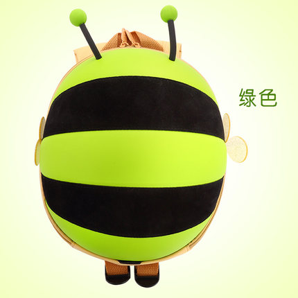 卡通小蜜蜂双肩包开学学前儿童书包幼儿背包1-2-3岁宝宝可爱包包