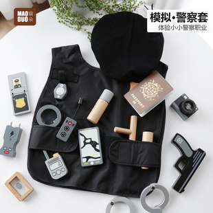 儿童小警察玩具套装消防员工程师特种兵作战装备职业体验礼物女UM