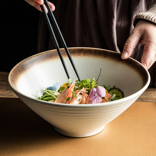 日式面碗家用陶瓷拉面碗