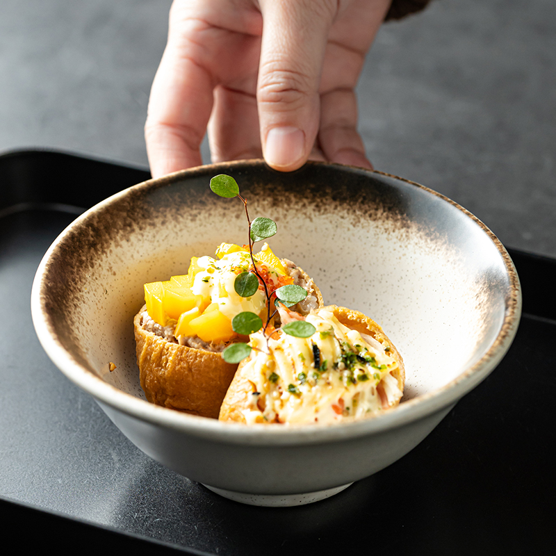 日式陶瓷碗餐厅特色菜碗备菜碗喝汤碗面碗米饭碗甜品点心零食碗