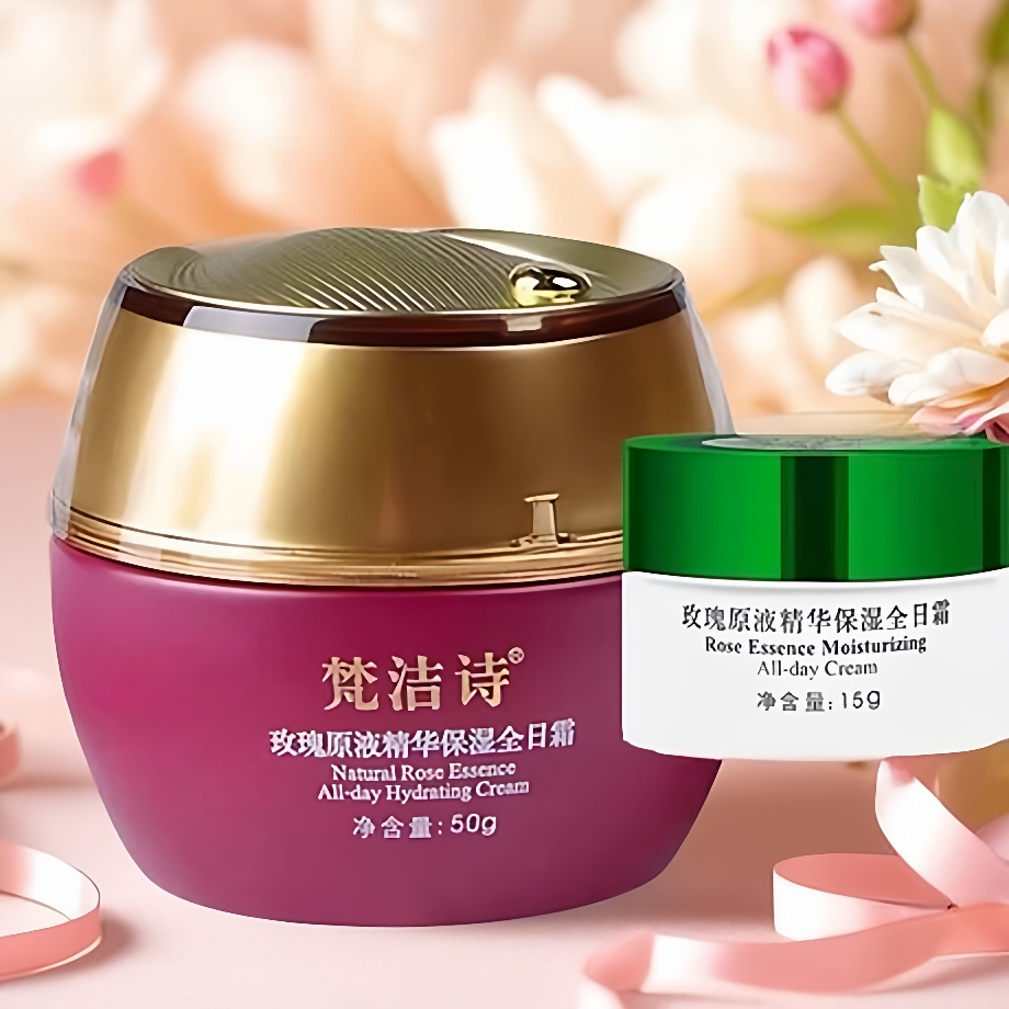 梵洁诗玫瑰原液精华保湿全日霜