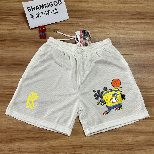 美式卡通海绵baby欧文 运动速干篮球美式3分不过膝训练短裤
