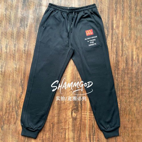 Shammgod美式运动宽松版M汉堡款篮球健身运动户外学生款长裤