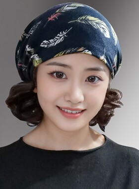2026新款春夏包头帽女遮白发帽子