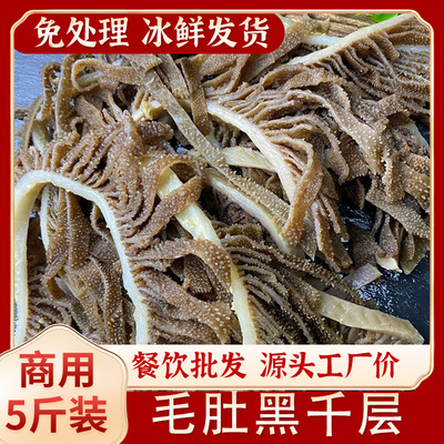 新鲜毛肚黑千层肚火锅冒菜食材生鲜牛杂牛肚丝商用牛百叶装麻辣烫