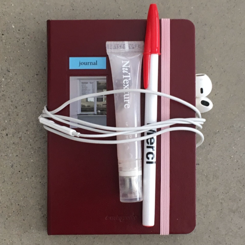 韩国正品Trust My Vibe复古专属拼贴手账笔记本网格空白diy剪贴本