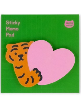 韩国正品Muziktiger 老虎备忘便签贴记事留言贴sticky memo pad