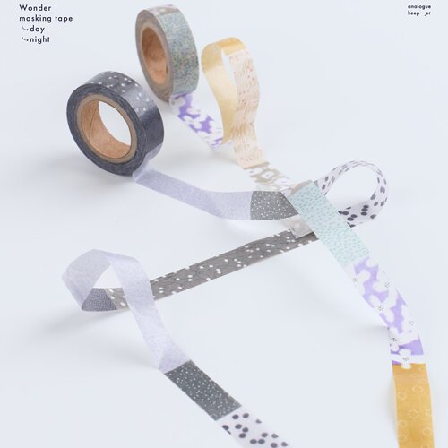 韩国正品ANALOGUE KEEPER 奇幻美纹花纹手帐素材拼贴装饰纸质胶带