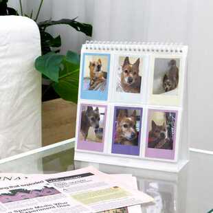 韩国正品jamstudio 相片口袋收纳册3寸追星小卡拍立得6插袋摆台