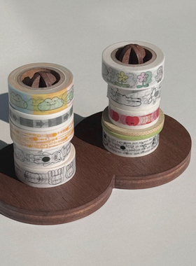 韩国正品papeterie atelier 美纹花纹手帐贴纸质胶带masking tape